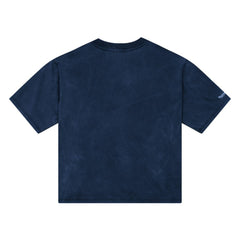 Los Angeles Dodgers Women's Cooperstown Cropped Boxy T-Shirt - Blue | Mitchell & Ness