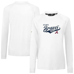 Atlanta Braves Levelwear Women's Slender Glide T-Shirt - White
