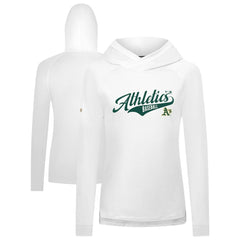 Athletics Levelwear Women's Slender Glide Raglan Hoodie - White