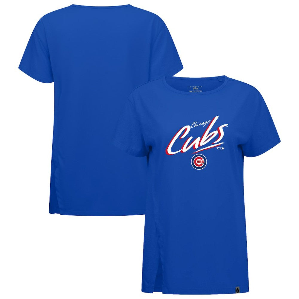 Chicago Cubs Levelwear Women's Influx Sizzle T-Shirt - Royal