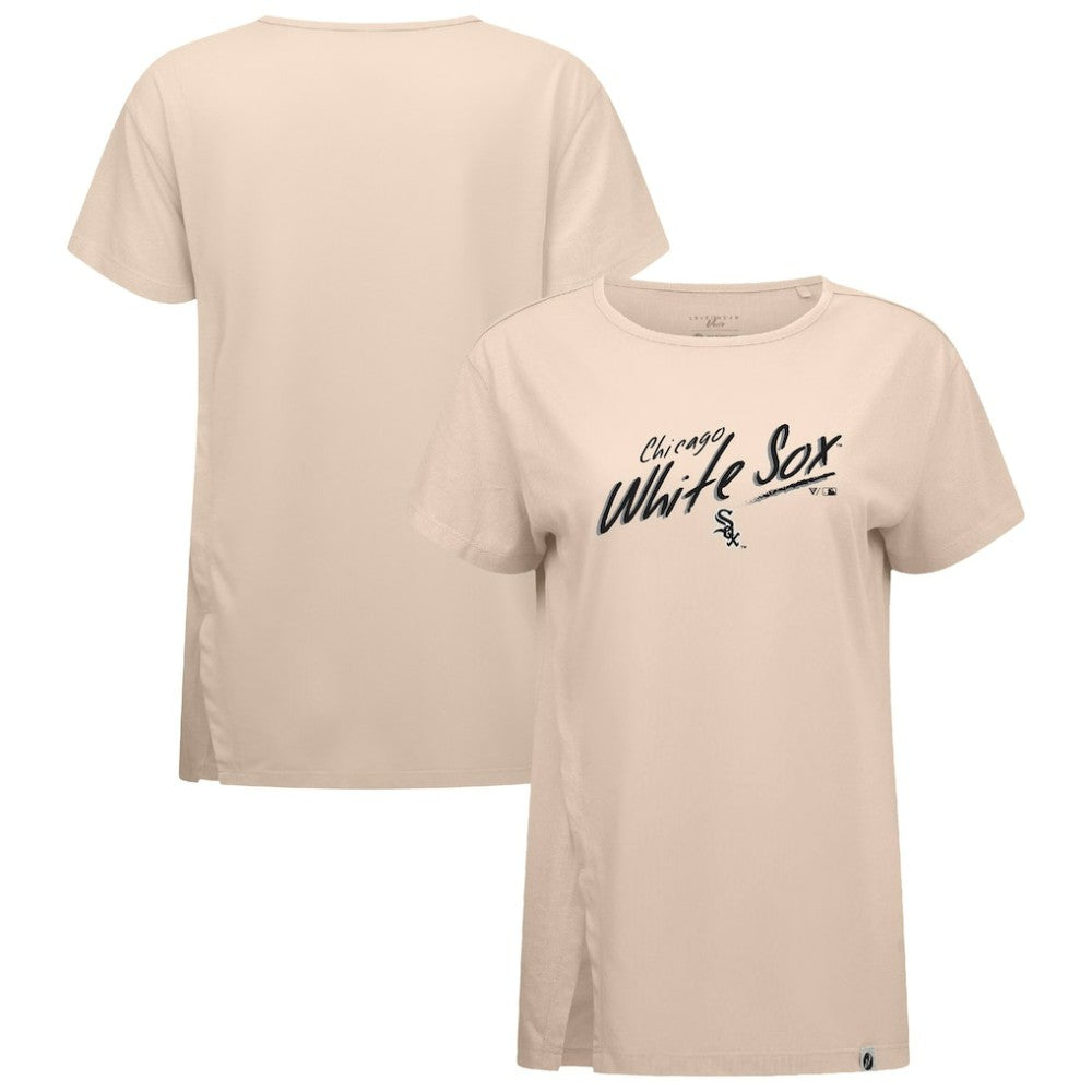 Chicago White Sox Levelwear Women's Influx Sizzle T-Shirt - Khaki