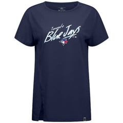 Toronto Blue Jays Levelwear Women's Influx Sizzle T-Shirt - Navy