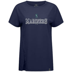 Seattle Mariners Levelwear Women's Influx Journey T-Shirt - Navy
