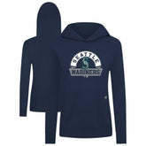 Seattle Mariners Levelwear Women's Relay Banner Arch Long Sleeve T-Shirt Hoodie - Navy
