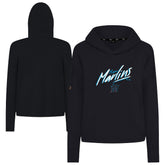 Miami Marlins Levelwear Women's Sweet Sizzle Tri-Blend Hoodie - Black