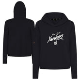 New York Yankees Levelwear Women's Sweet Sizzle Tri-Blend Hoodie - Black