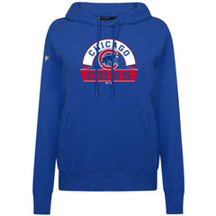 Chicago Cubs Levelwear Women's Adorn Banner Arch Hoodie - Royal