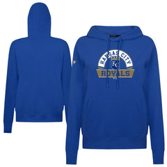 Kansas City Royals Levelwear Women's Adorn Banner Arch Hoodie - Royal