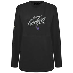 Colorado Rockies Levelwear Women's Oversized Beaudry Sizzle Top - Black