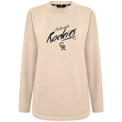 Colorado Rockies Levelwear Women's Oversized Beaudry Sizzle Top - Khaki