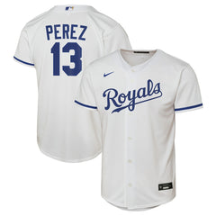 Salvador Perez Kansas City Royals Youth Home Replica Jersey - White | Nike