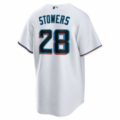 Kyle Stowers Miami Marlins Youth Home Replica Jersey - White | Nike