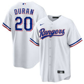 Ezequiel Duran Texas Rangers Youth Home Replica Jersey - White | Nike