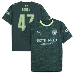 Phil Foden Manchester City x EA SPORTS FC 2025/26 Fourth Jersey / Soccer New