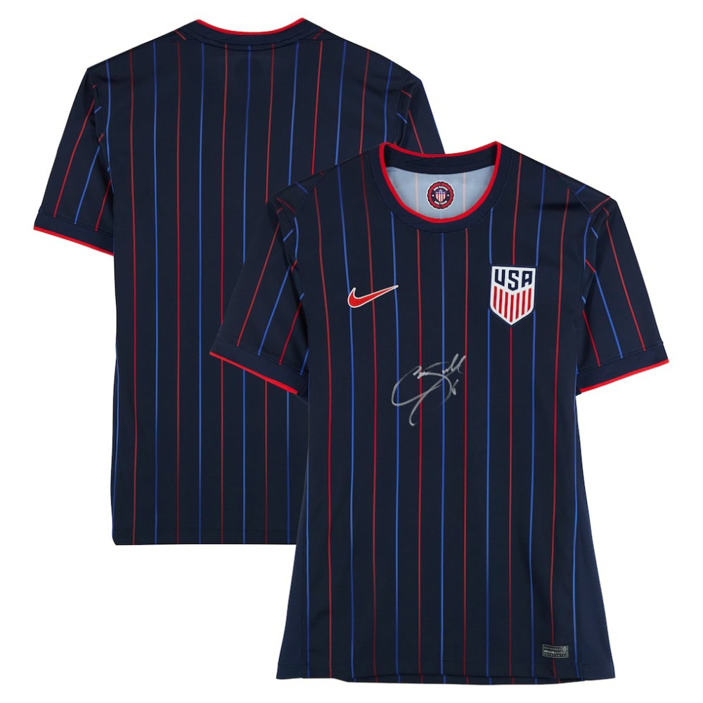 Cavan Sullivan USMNT Autographed 2025 Navy Replica Jersey / Soccer Sale