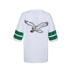 NFL Philadelphia Eagles Cuce Women's Rhinestone V-Neck Tunic