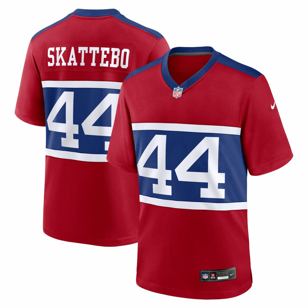 NFL New York Giants Cam Skattebo Alternate Century Red Game Jersey