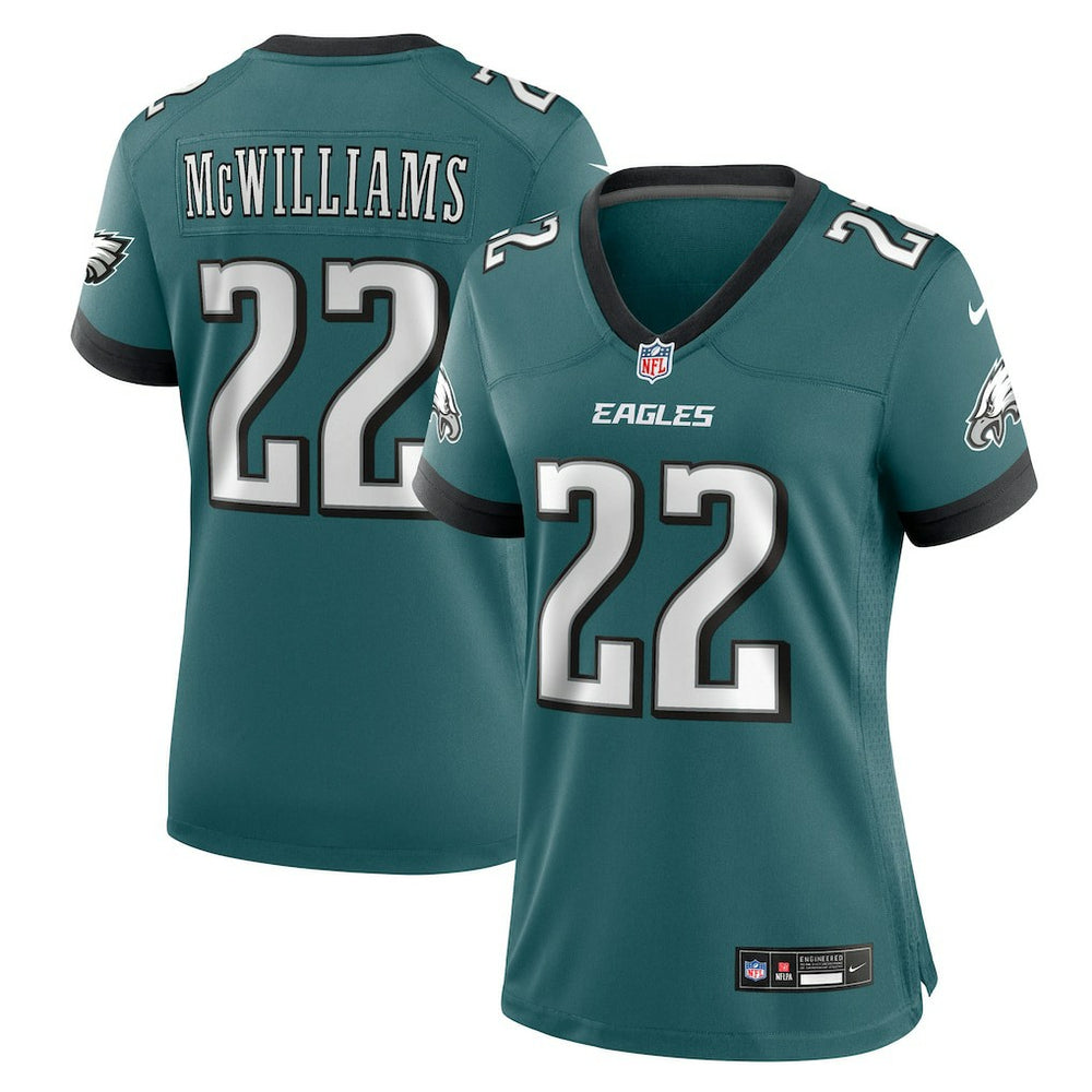 NFL Philadelphia Eagles Mac McWilliams Women's Team Game Jersey