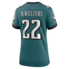 NFL Philadelphia Eagles Mac McWilliams Women's Team Game Jersey