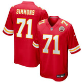 NFL Kansas City Chiefs Josh Simmons Team Game Jersey