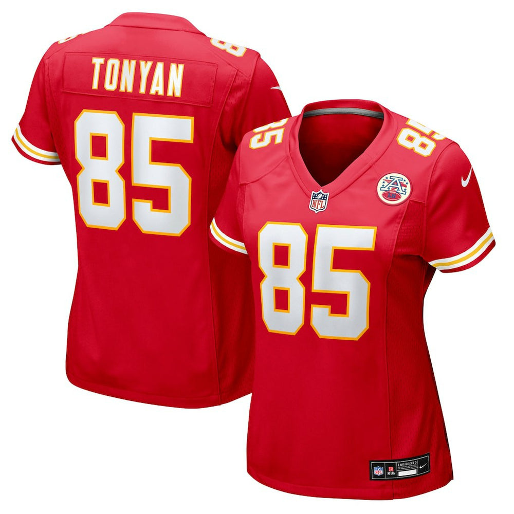 NFL Kansas City Chiefs Robert Tonyan Women's Team Game Jersey