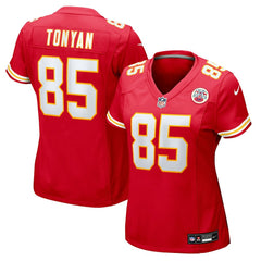 NFL Kansas City Chiefs Robert Tonyan Women's Team Game Jersey