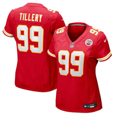 NFL Kansas City Chiefs Jerry Tillery Women's Team Game Jersey