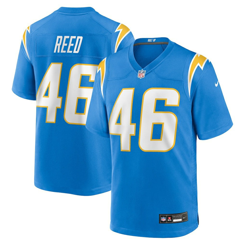 NFL Los Angeles Chargers Nikko Reed Team Game Jersey