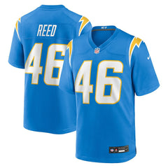 NFL Los Angeles Chargers Nikko Reed Team Game Jersey