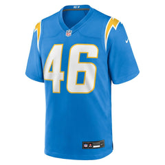 NFL Los Angeles Chargers Nikko Reed Team Game Jersey