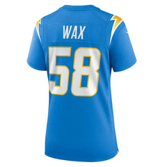 NFL Los Angeles Chargers Marlowe Wax Women's Team Game Jersey