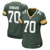 NFL Green Bay Packers Darian Kinnard Women's Team Game Jersey