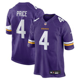 NFL Minnesota Vikings Myles Price Team Game Jersey
