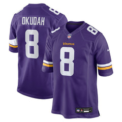 NFL Minnesota Vikings Jeff Okudah Team Game Jersey