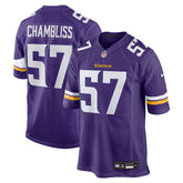 NFL Minnesota Vikings Chaz Chambliss Team Game Jersey