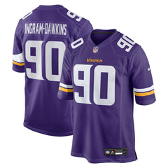 NFL Minnesota Vikings Tyrion Ingram-Dawkins Team Game Jersey