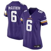 NFL Minnesota Vikings Dwight McGlothern Women's Team Game Jersey