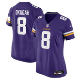NFL Minnesota Vikings Jeff Okudah Women's Team Game Jersey