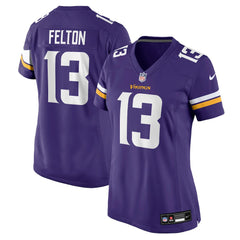 NFL Minnesota Vikings Tai Felton Women's Team Game Jersey