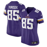 NFL Minnesota Vikings Ben Yurosek Women's Team Game Jersey