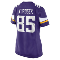 NFL Minnesota Vikings Ben Yurosek Women's Team Game Jersey