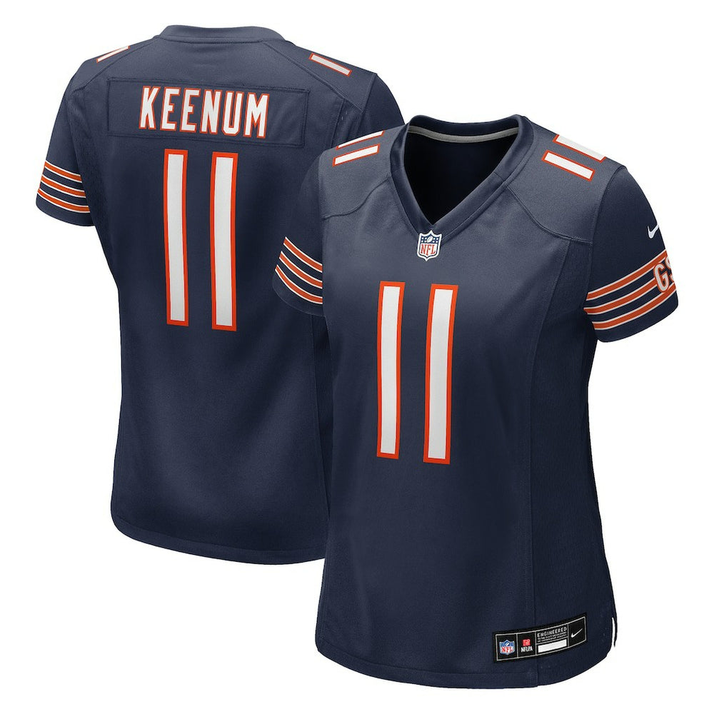 NFL Chicago Bears Case Keenum Women's Team Game Jersey