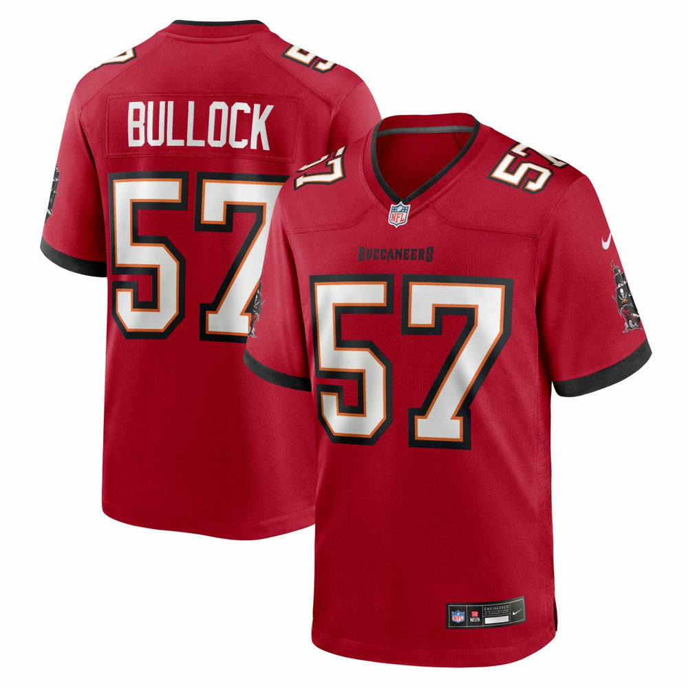 NFL Tampa Bay Buccaneers John Bullock Team Game Jersey