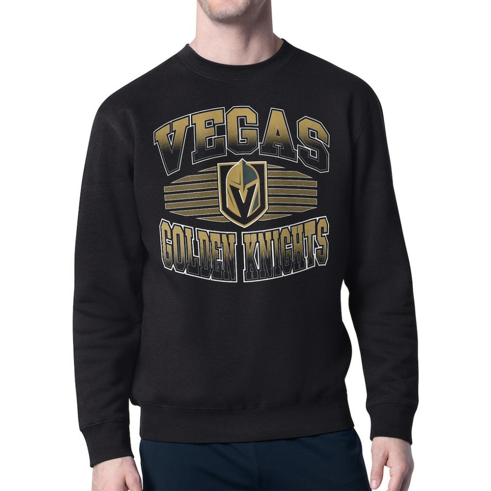 Vegas Golden Knights Starter Team Grit Graphic Fleece Pullover Sweatshirt