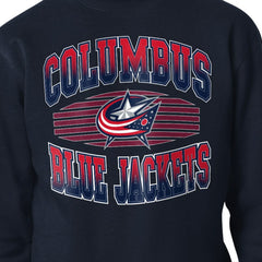 Columbus Blue Jackets Starter Team Grit Graphic Fleece Pullover Sweatshirt