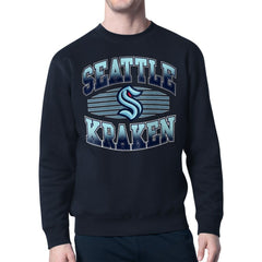 Seattle Kraken Starter Team Grit Graphic Fleece Pullover Sweatshirt