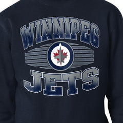 Winnipeg Jets Starter Team Grit Graphic Fleece Pullover Sweatshirt