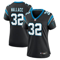 NFL Carolina Panthers Trevin Wallace Women's Team Game Jersey