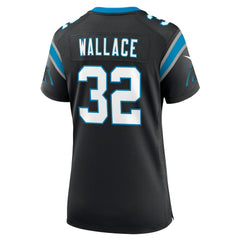 NFL Carolina Panthers Trevin Wallace Women's Team Game Jersey