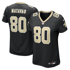 NFL New Orleans Saints Moliki Matavao Women's Team Game Jersey